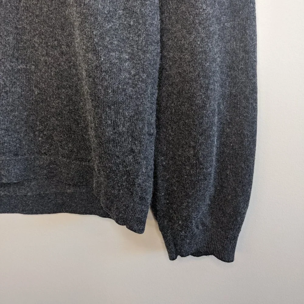 Banana Republic Silk Cashmere Half Zip Pullover Medium